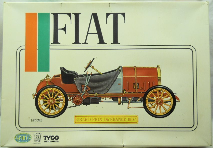Pocher 1/8 Fiat 130 HP Grand Prix de France 1907, K70 plastic model kit